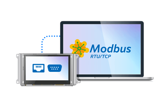 Modbusプロトコル「Modbus TCP/RTU」に対応