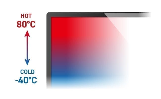 高温・低温環境下での大丈夫！DMCの投影型静電容量方式タッチパネル